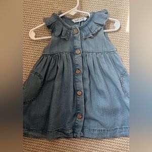 Mayoral 9 month brand new Jean dress
